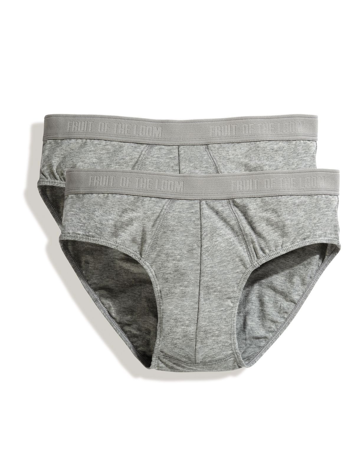 Classic Sport Brief 2 Pack - L2 - Grigio Chiaro Melange