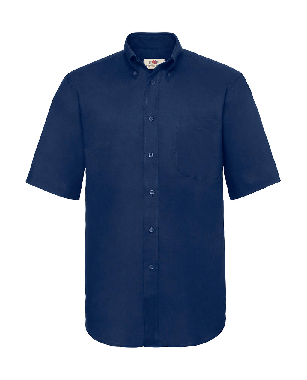 Camicia uomo Oxford maniche corte - 32 - Blu Navy