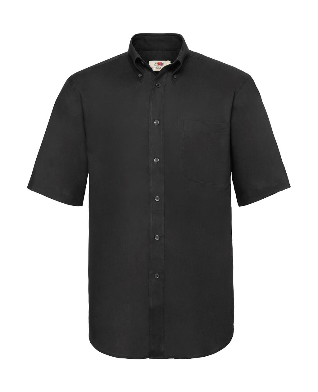 Camicia uomo Oxford maniche corte - 36 - Nero