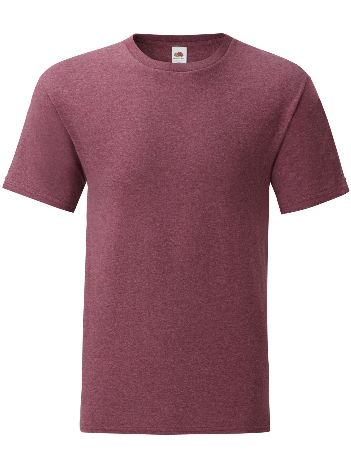 Iconic T - H1 - Heather Burgundy