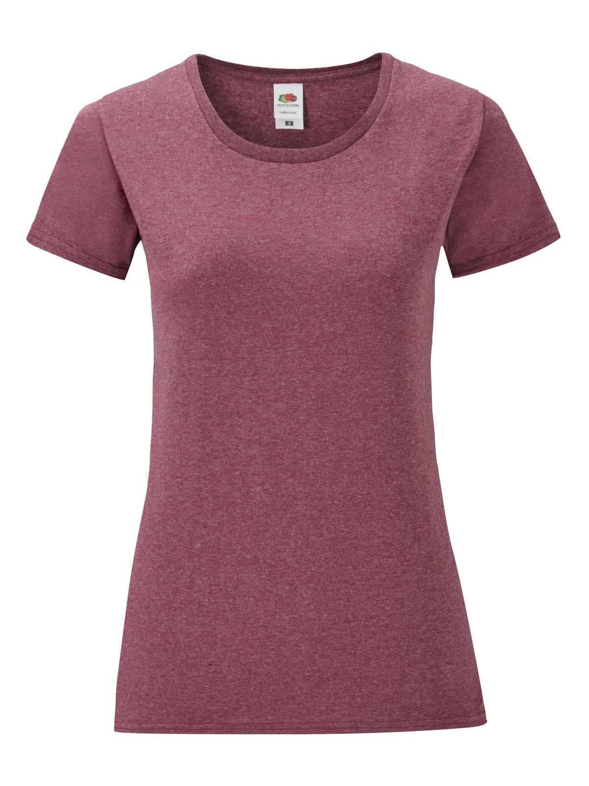 Ladies´ Iconic T - Heather Burgundy