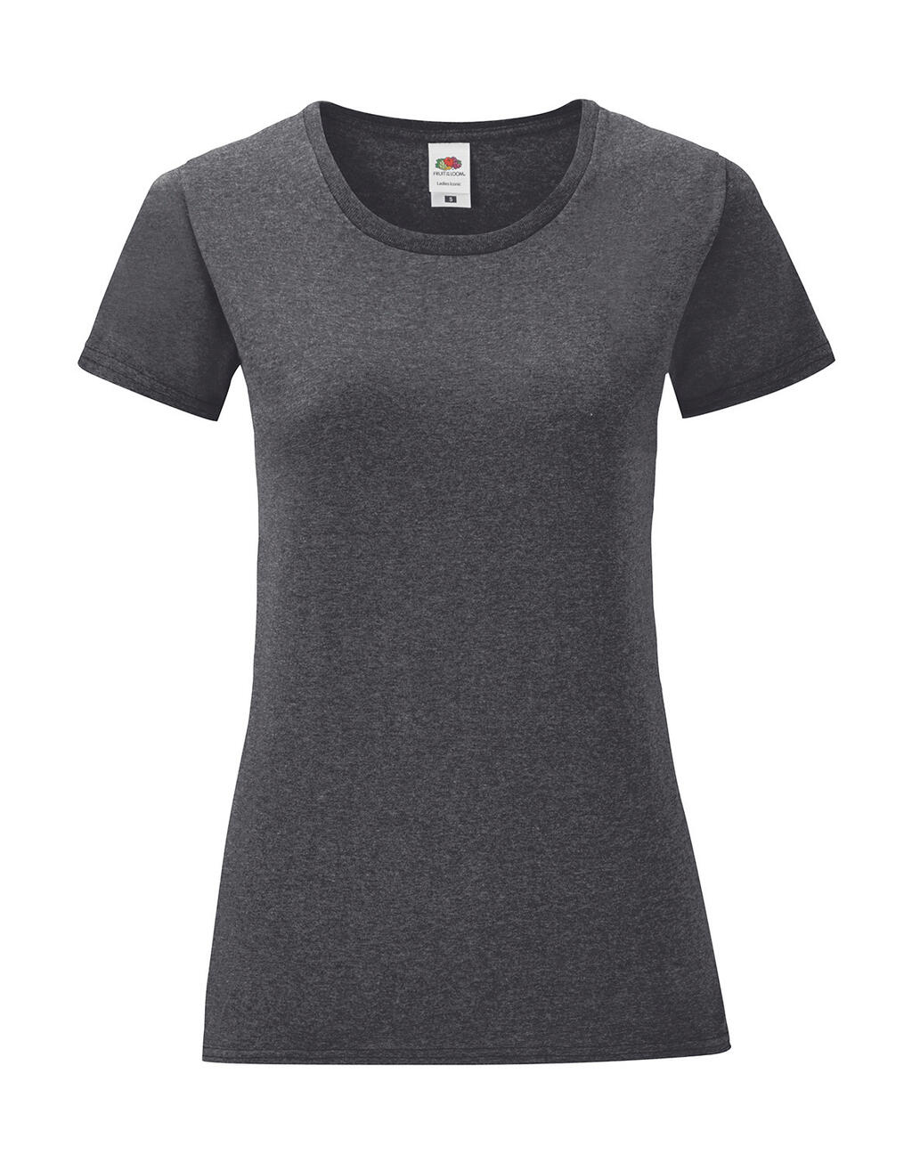 Ladies´ Iconic T - HD - Grigio Melange Scuro