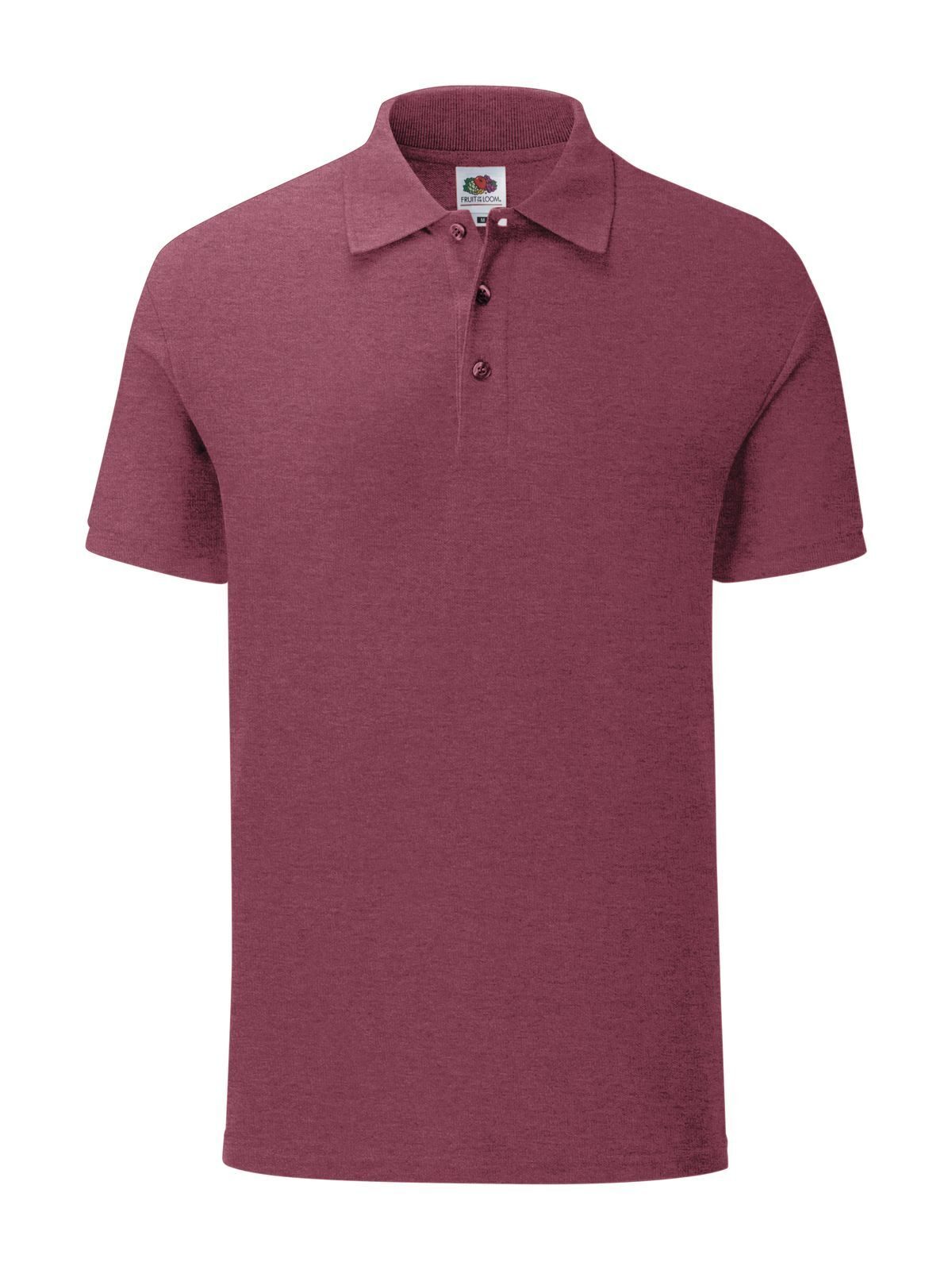 Iconic Polo - H1 - Heather Burgundy