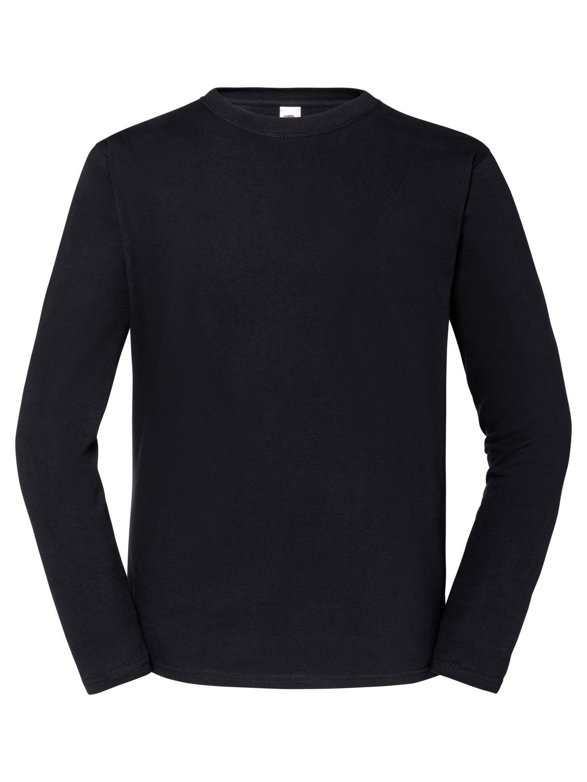 Iconic 195 Long Sleeve Ringspun T - 36 - Nero