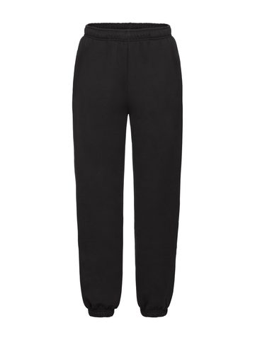 Kids Premium Elasticated Cuff Jog Pants - 36 - Nero