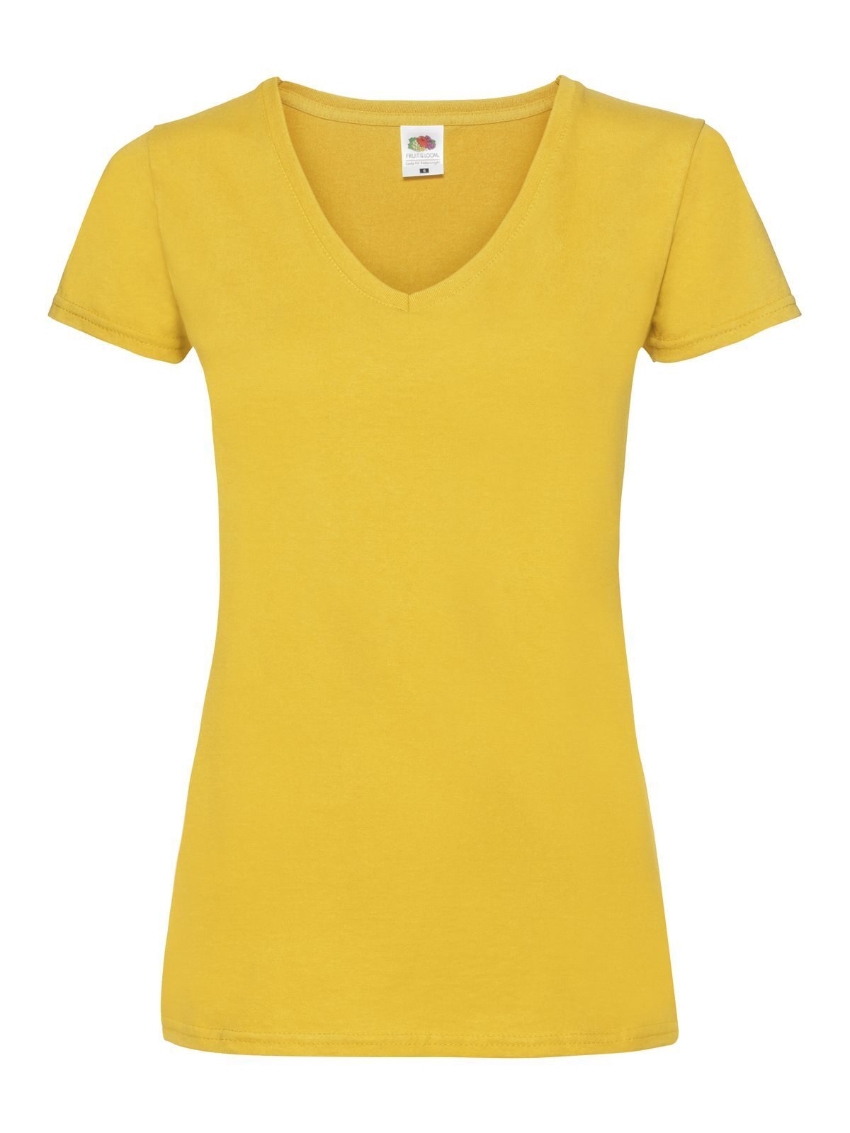 Ladies´ Valueweight V Neck T - 34 - Girasole