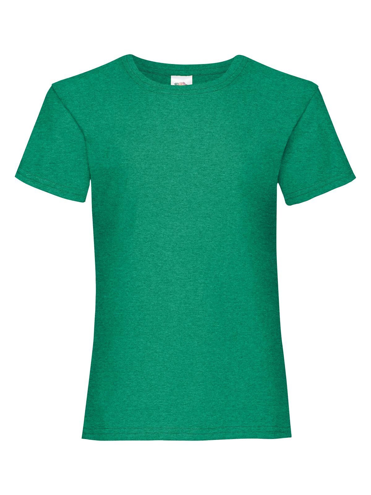 Girls Valueweight T - RX - Retro Heather Green