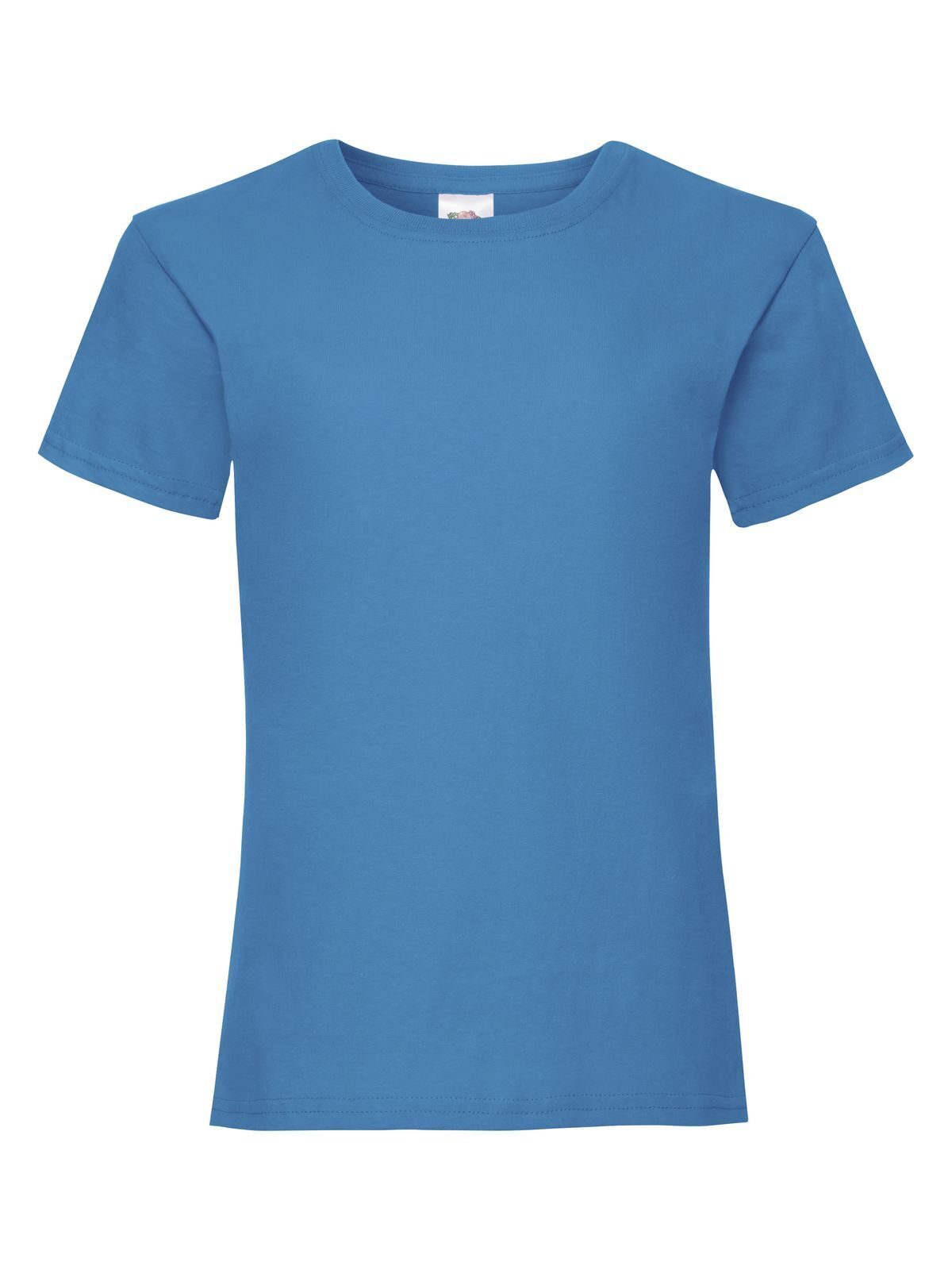 Girls Valueweight T - Azure Blue