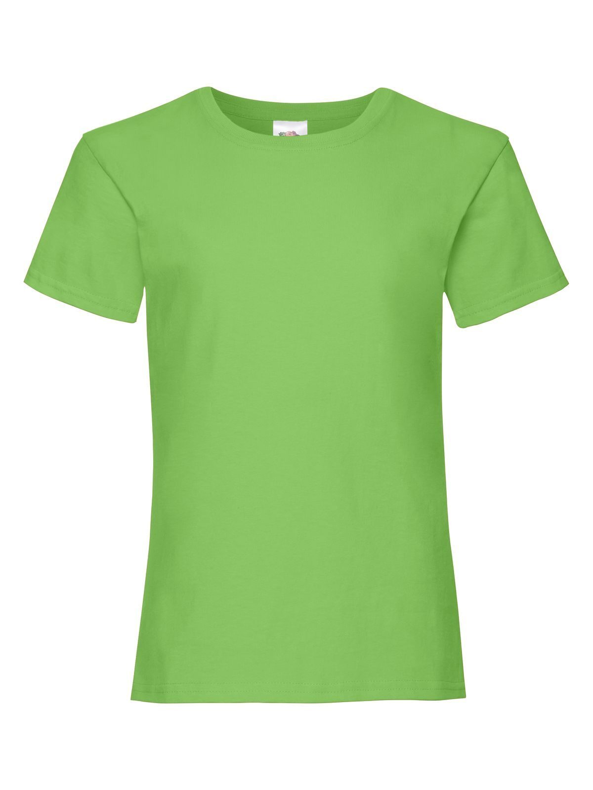 Girls Valueweight T - Lime Green