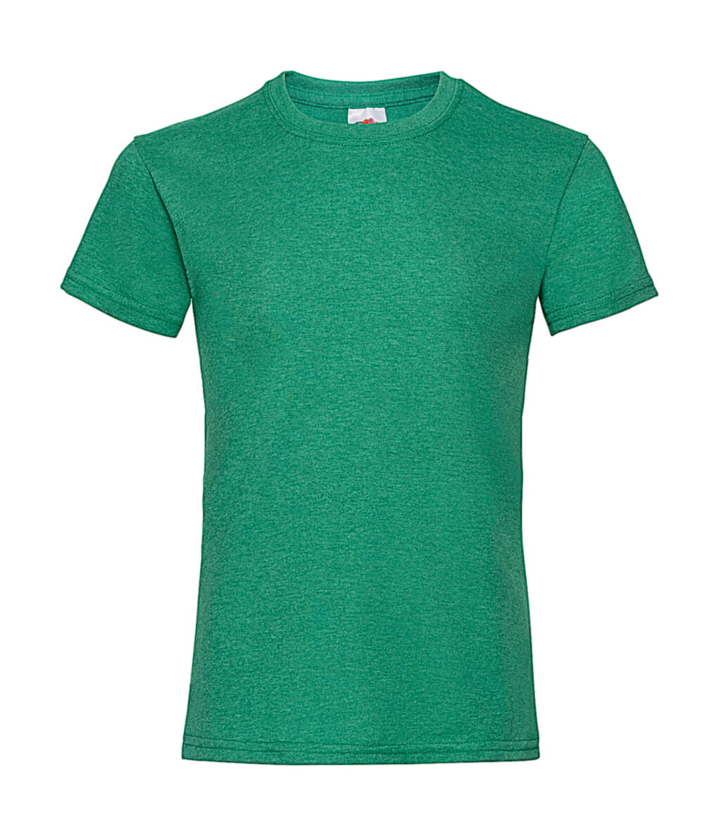 Girls Valueweight T - Heather Green