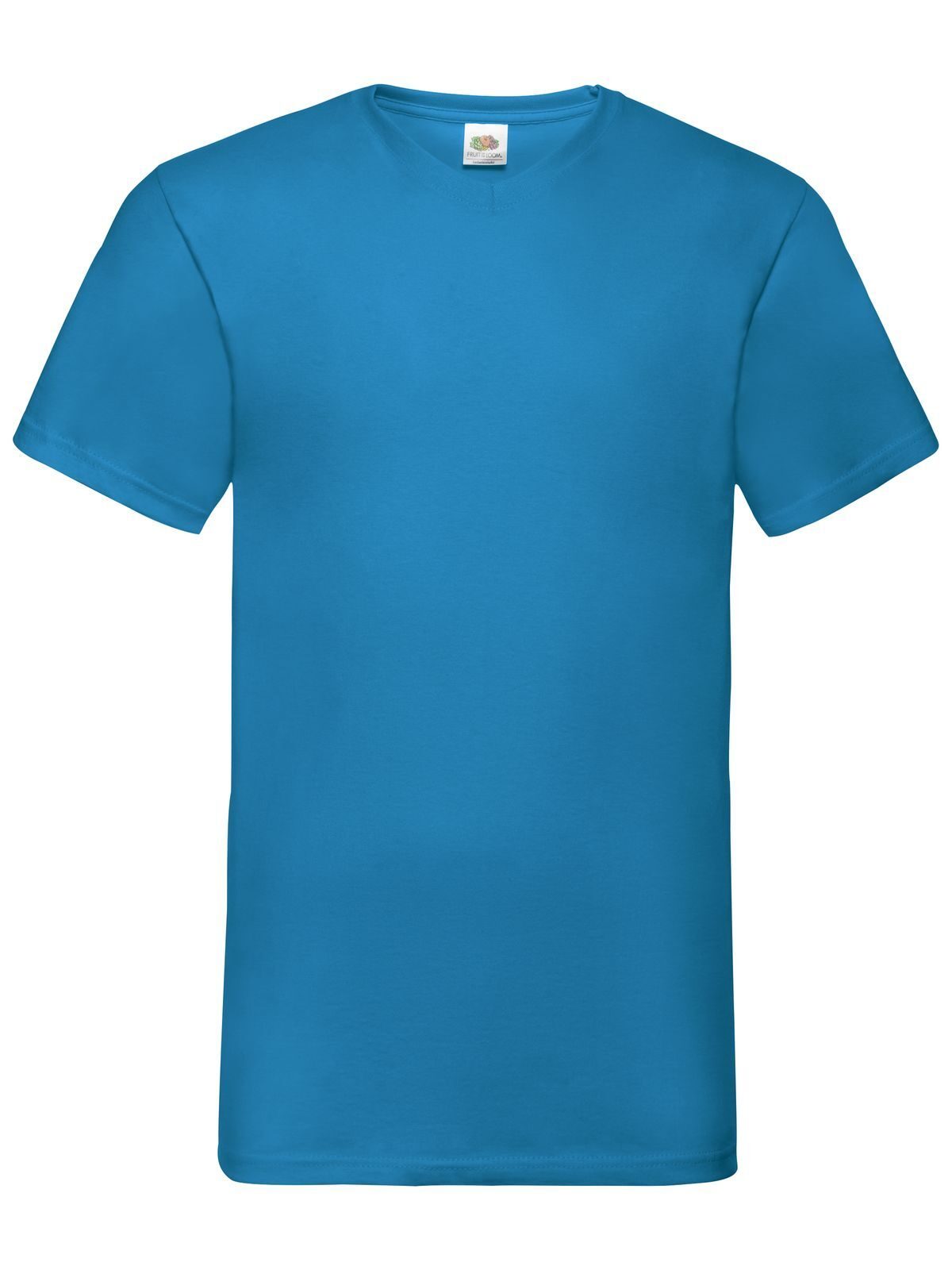 Valueweight V-Neck T - Azure Blue