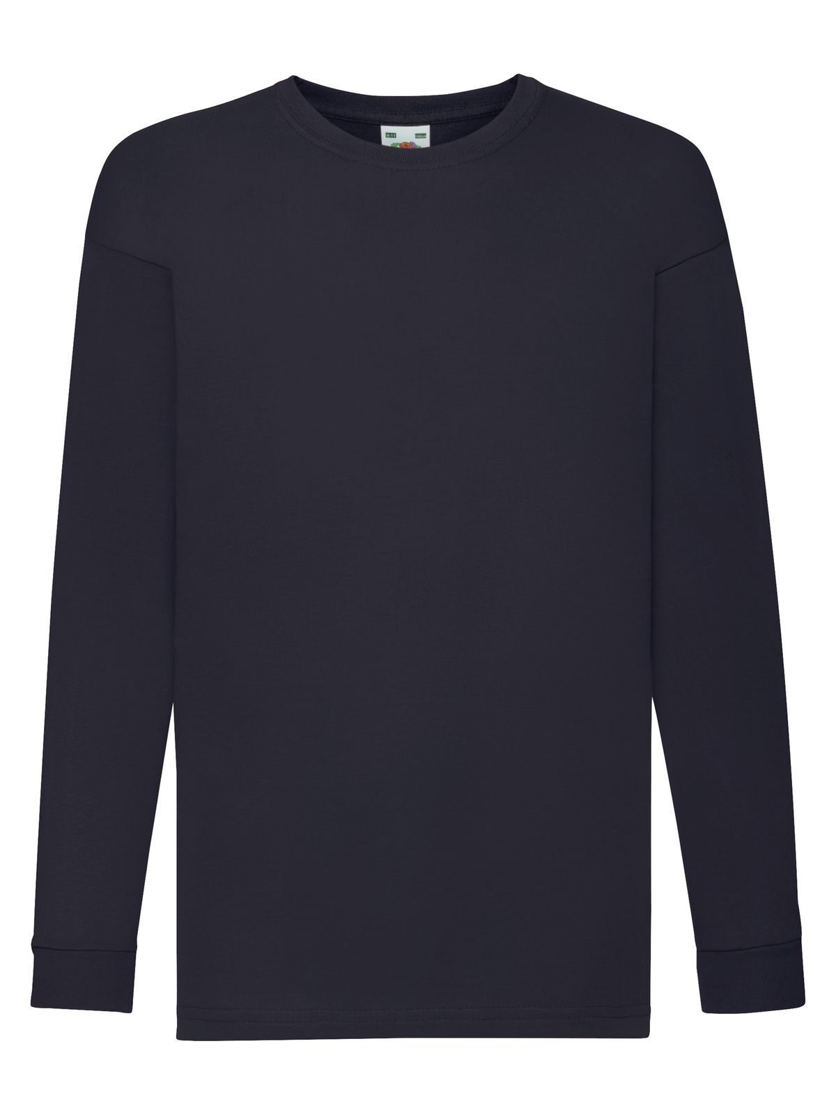 Kids´ Valueweight Long Sleeve T - AZ - Blu Notte