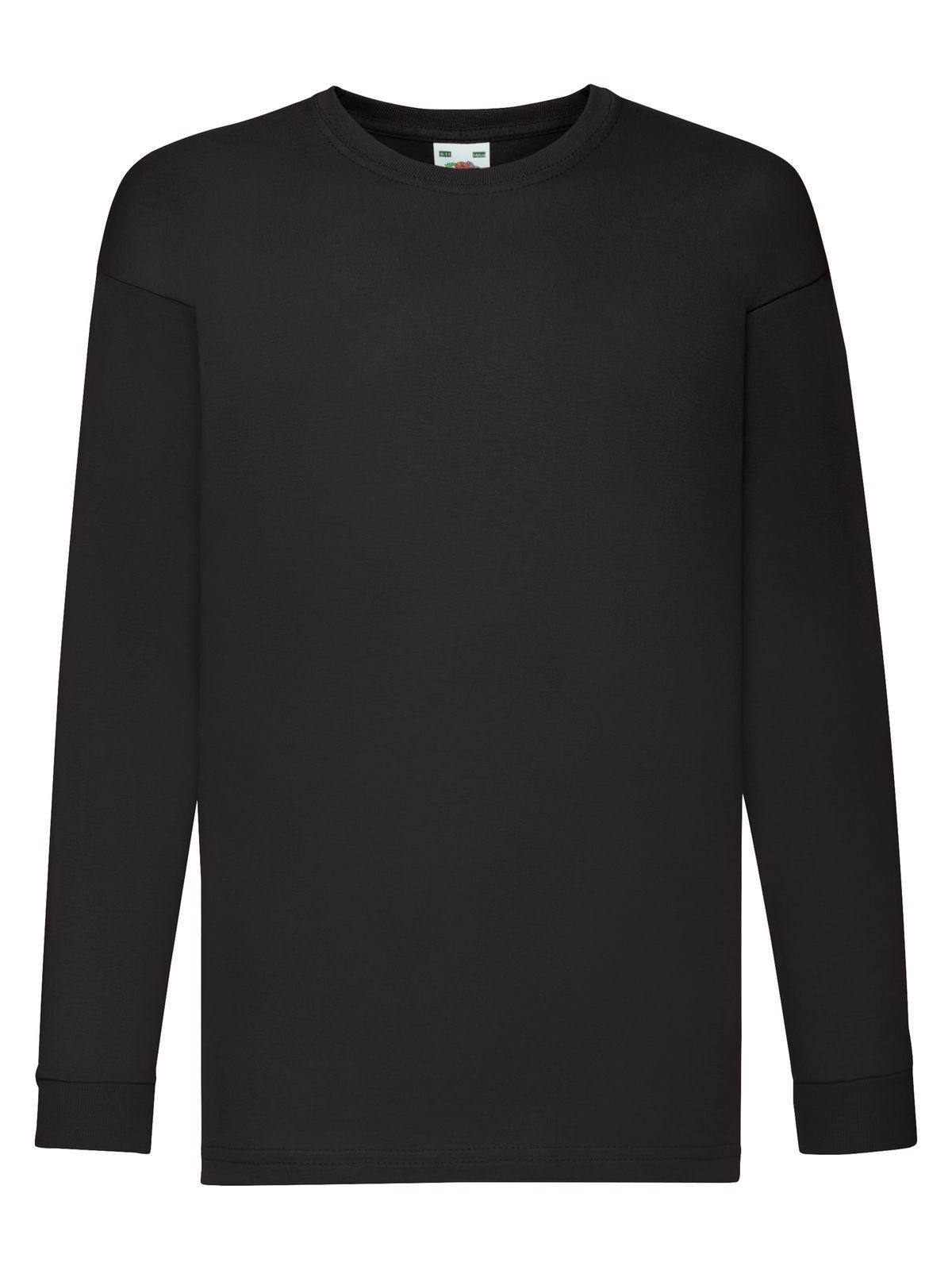 Kids´ Valueweight Long Sleeve T - 36 - Nero