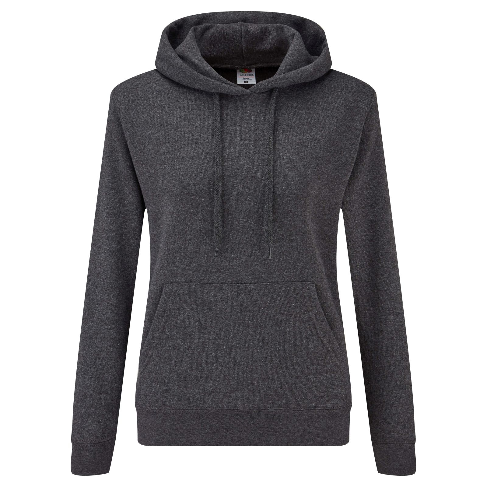 Ladies´ Classic Hooded Sweat - HD - Grigio Melange Scuro
