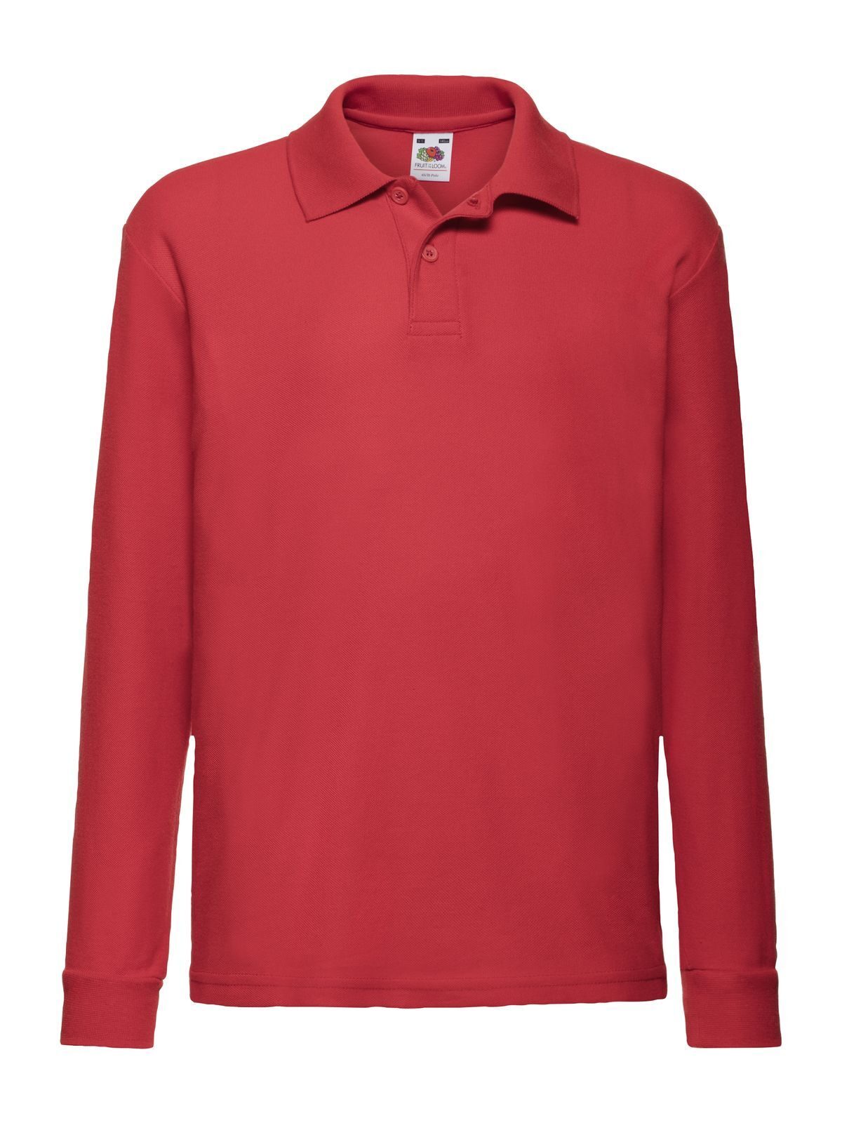 Kids´ Long Sleeve 65/35 Polo - 40 - Rosso