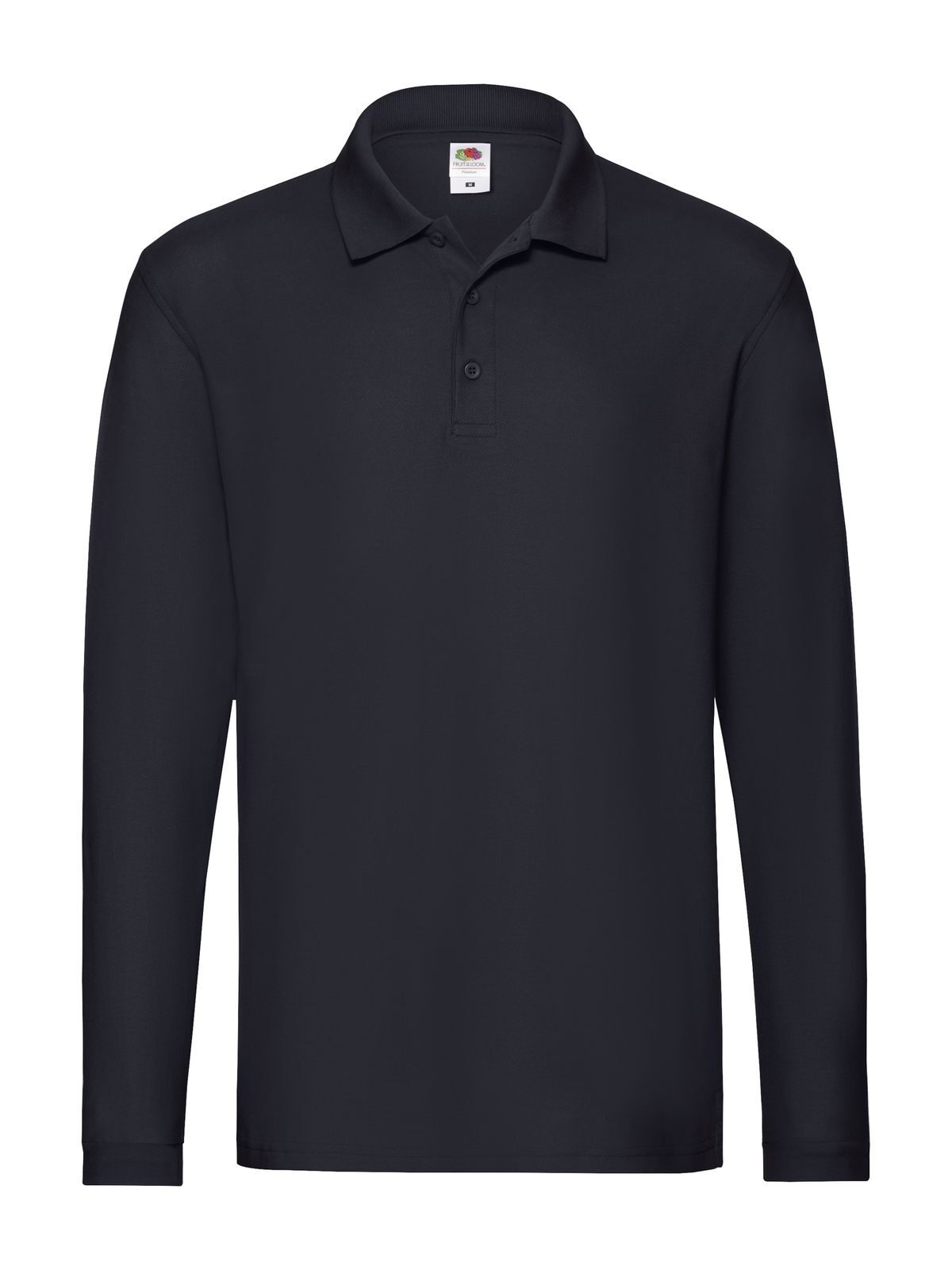 Premium Long Sleeve Polo - AZ - Blu Notte
