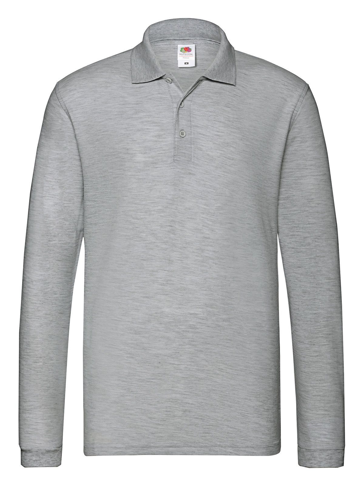 Premium Long Sleeve Polo - 9K - Athletic Heather
