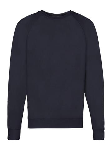 French Terry Leggera Raglan - AZ - Blu Notte