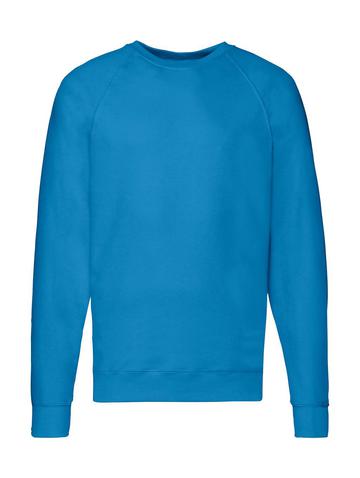 French Terry Leggera Raglan - ZU - AZURE BLUE