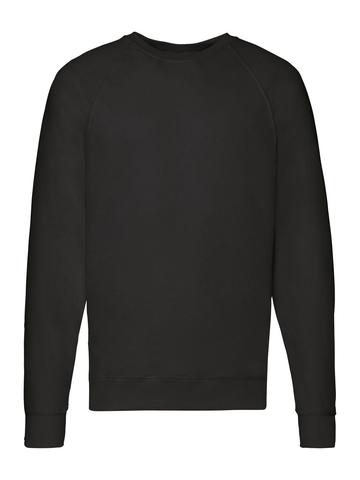 French Terry Leggera Raglan - 36 - Nero