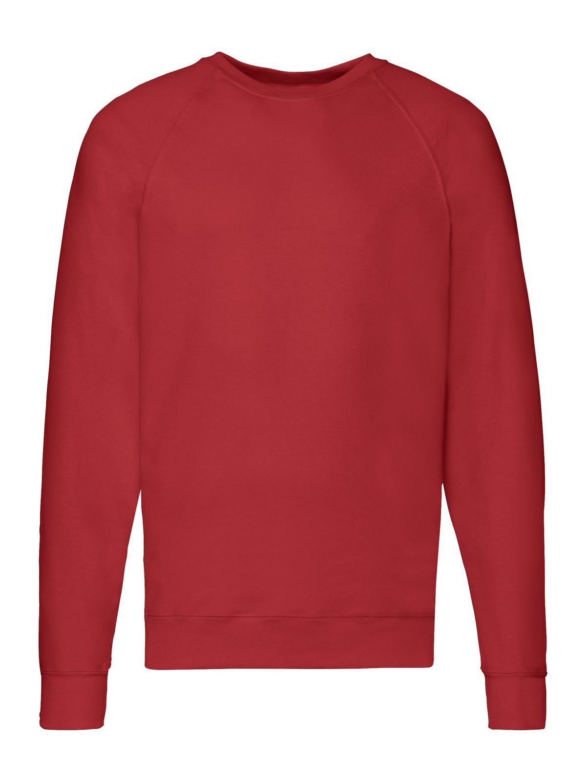 Lightweight Raglan Sweat - 40 - Red