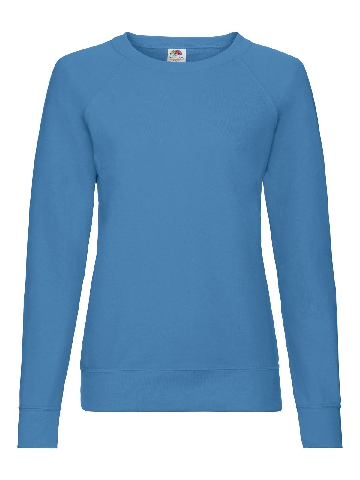 Ladies´ Lightweight Raglan Sweat - Azure Blue