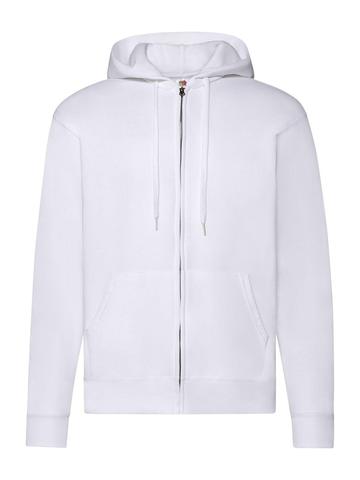 Classic Jacket Zip Cappuccio - 30 - Bianco