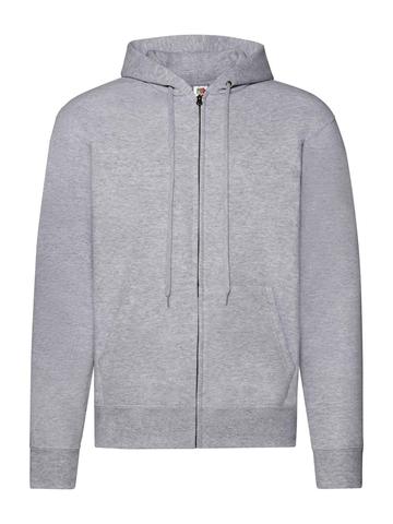 Classic Jacket Zip Cappuccio - 94 - Grigio Melange