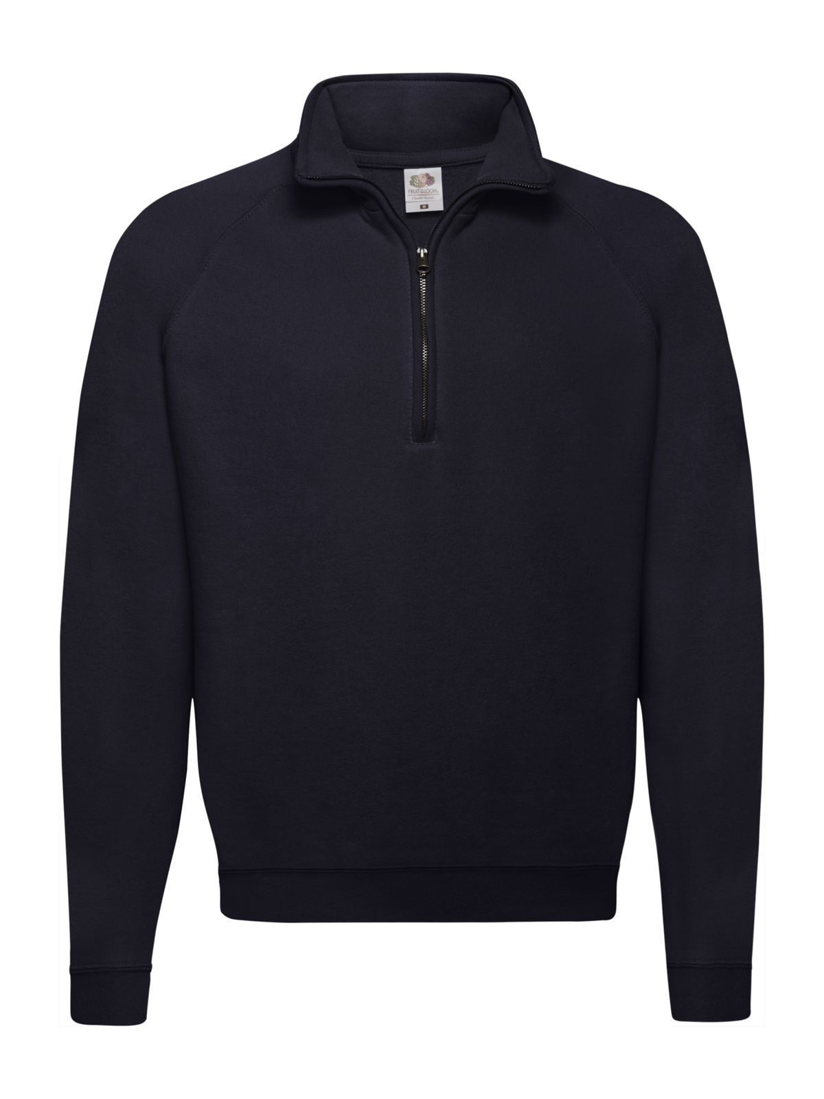 Classic Zip Neck Sweat - AZ - Blu Notte