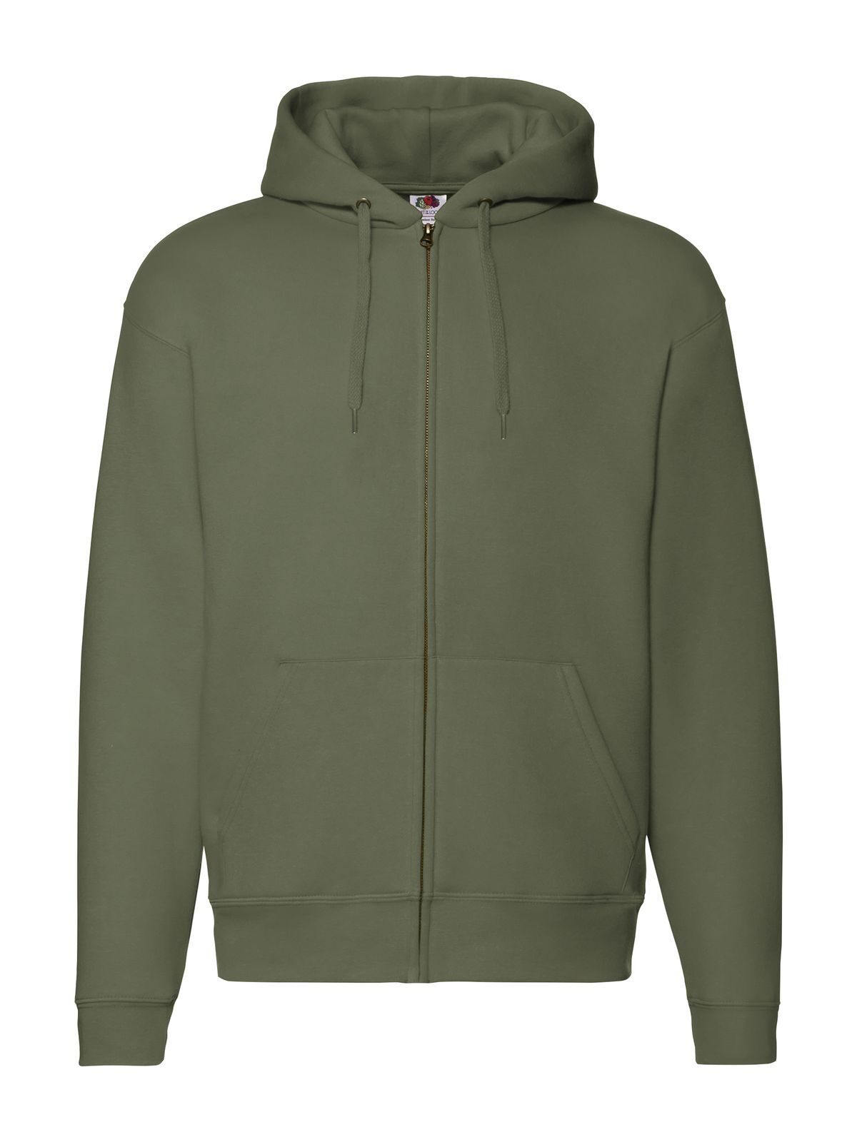 Premium Hooded Sweat Jacket - 59 - Oliva