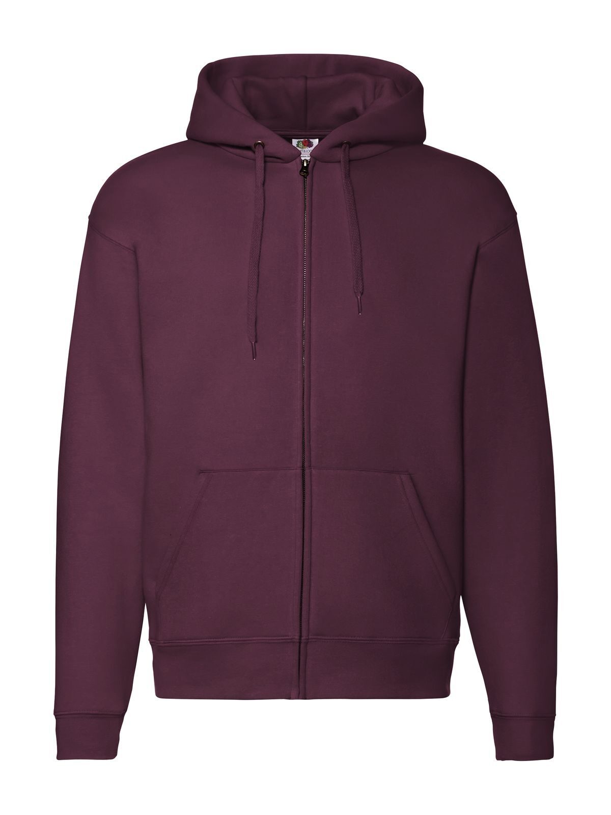 Premium Hooded Sweat Jacket - 41 - Bordeaux