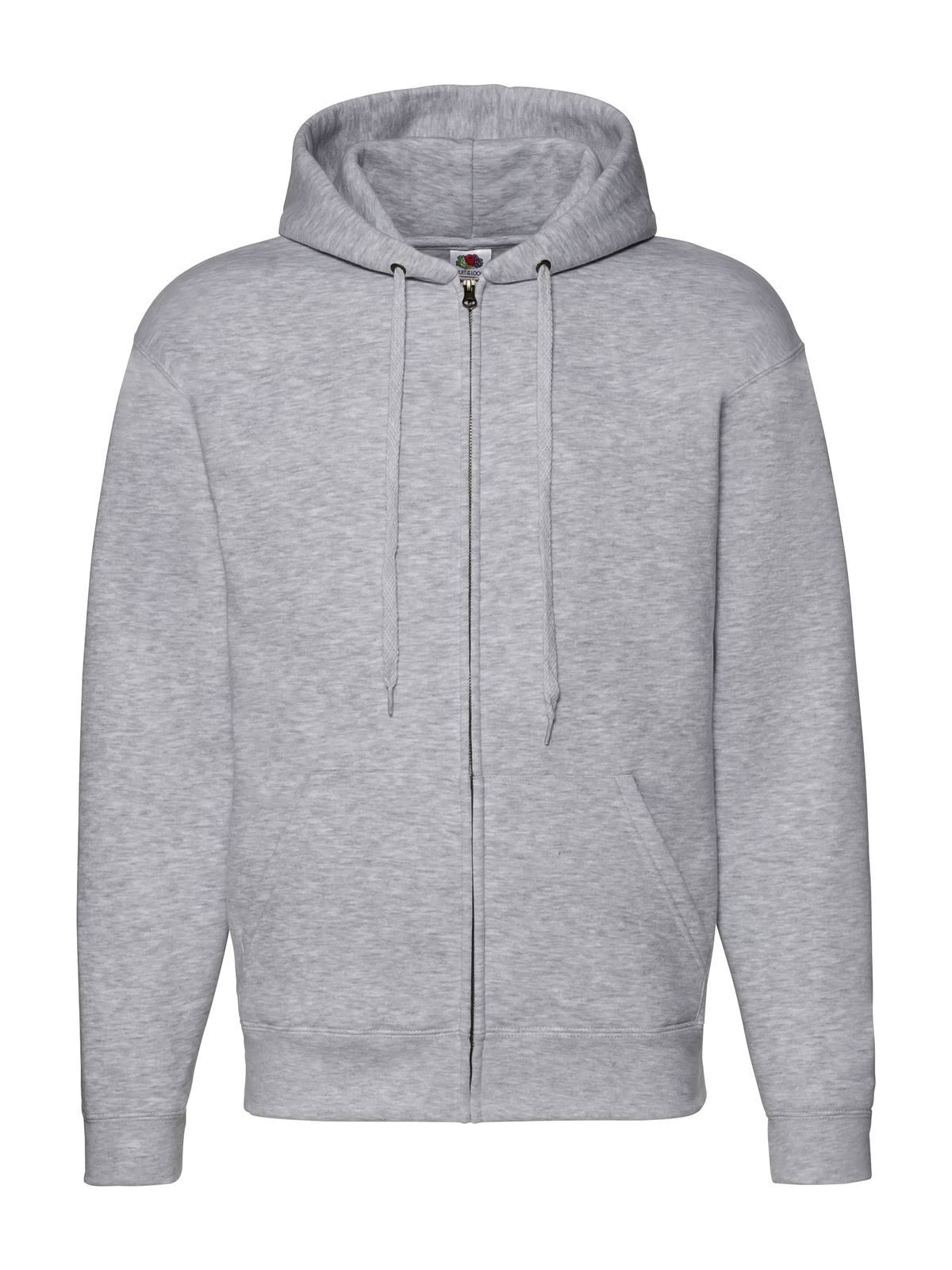 Premium Hooded Sweat Jacket - 94 - Grigio Melange