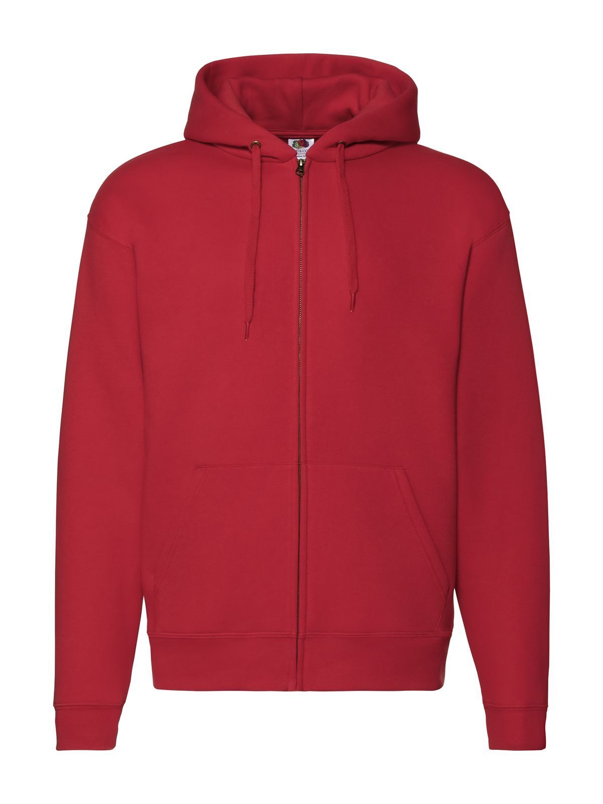 Premium Hooded Sweat Jacket - 40 - Rosso
