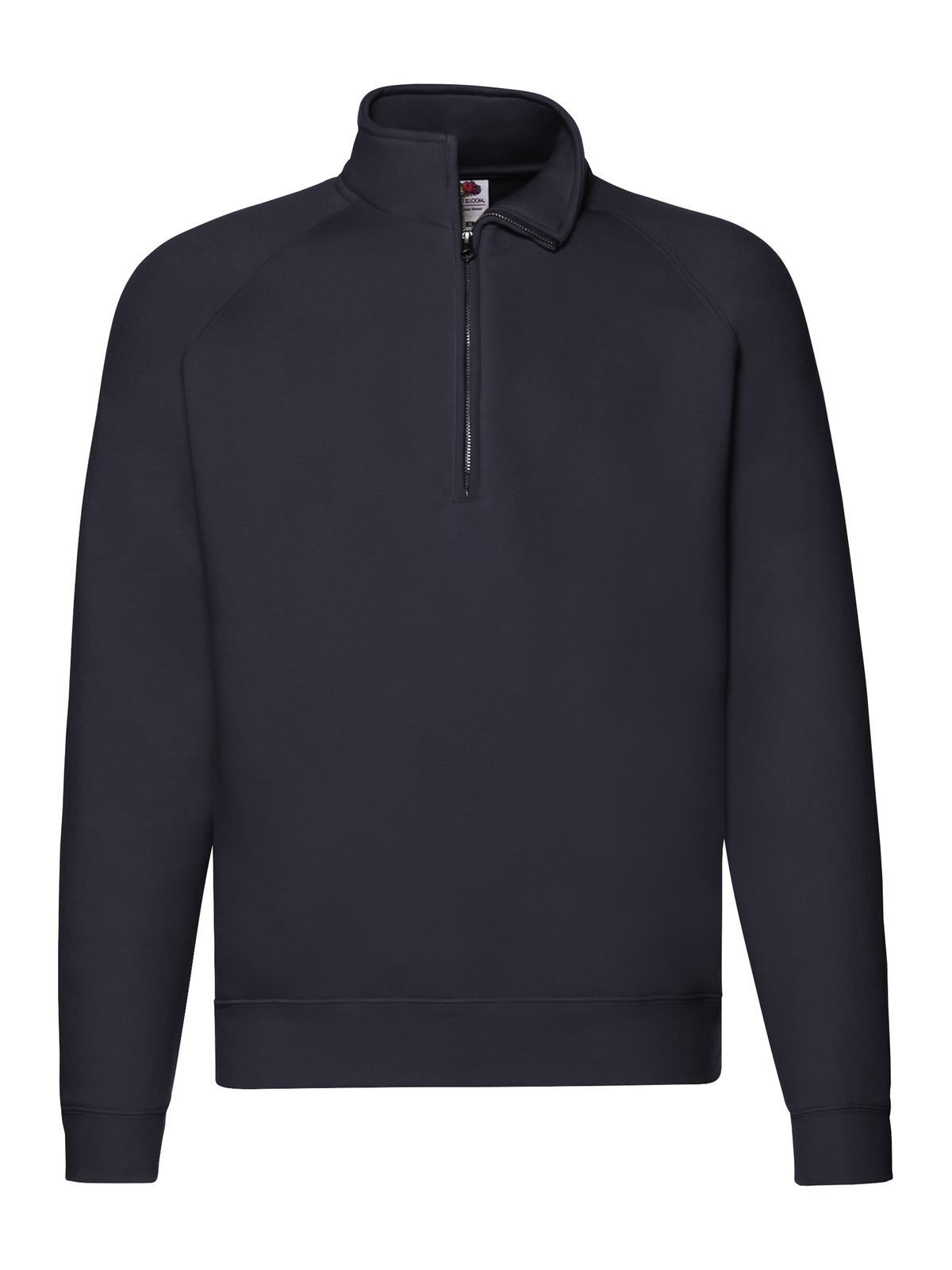 Premium Zip Neck Raglan Sweat - AZ - Blu Notte