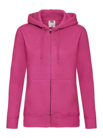 Ladies Premium Jacket Cappuccio Zip - 57 - Fucsia