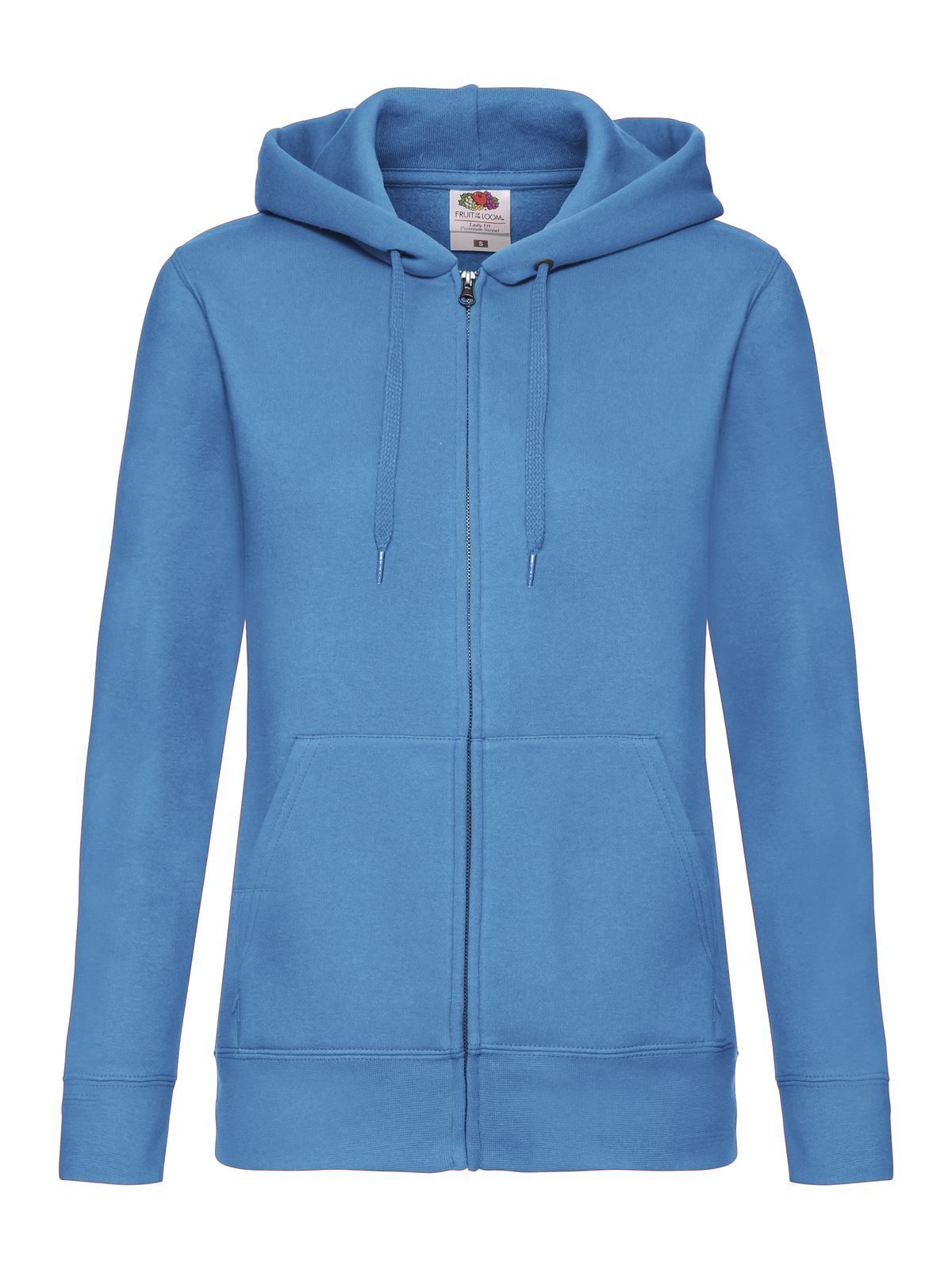 Ladies´ Premium Hooded Sweat Jacket - Azure Blue