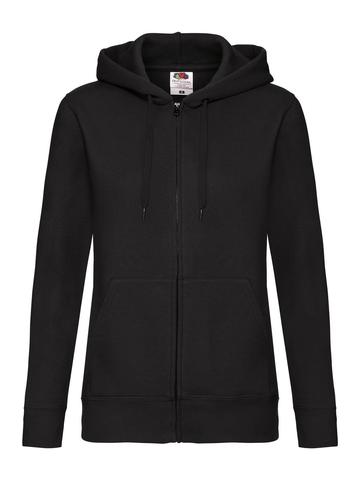 Ladies Premium Jacket Cappuccio Zip - 36 - Nero