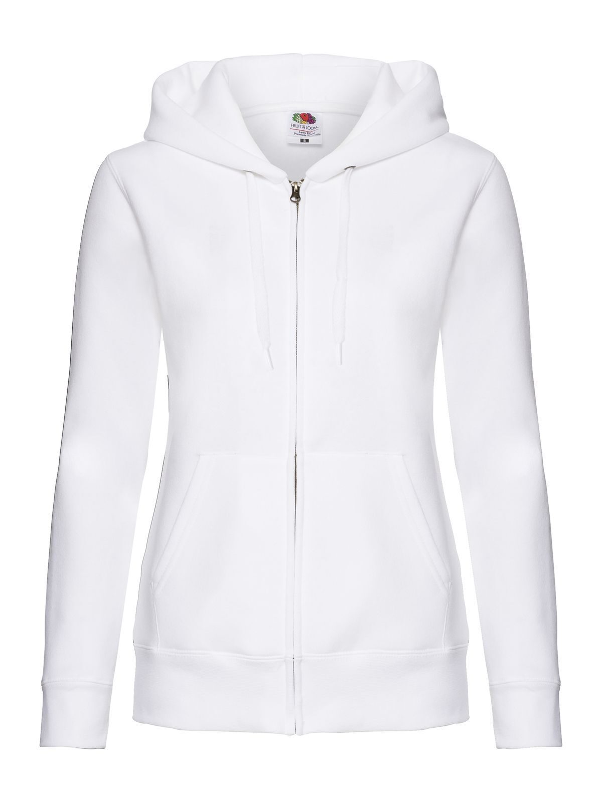 Ladies´ Premium Hooded Sweat Jacket - 30 - Bianco