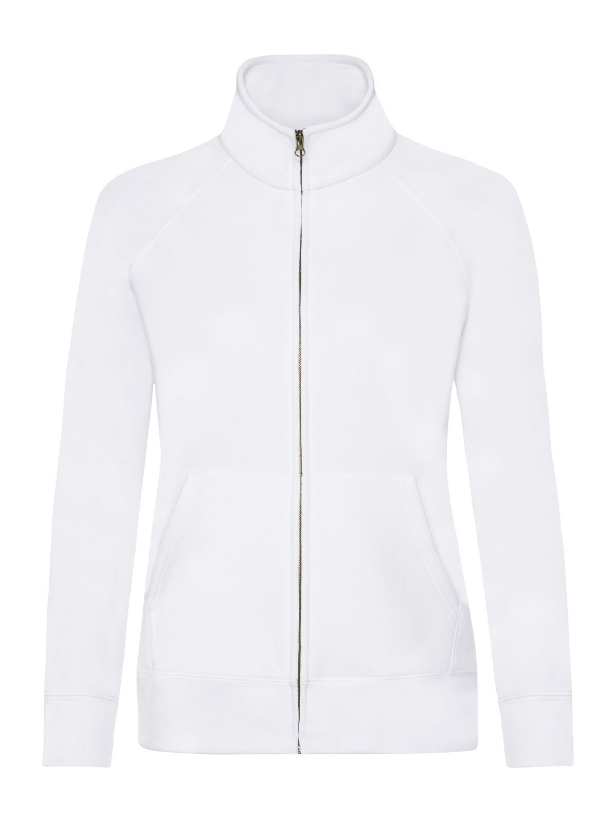 Ladies´ Premium Sweat Jacket - 30 - Bianco