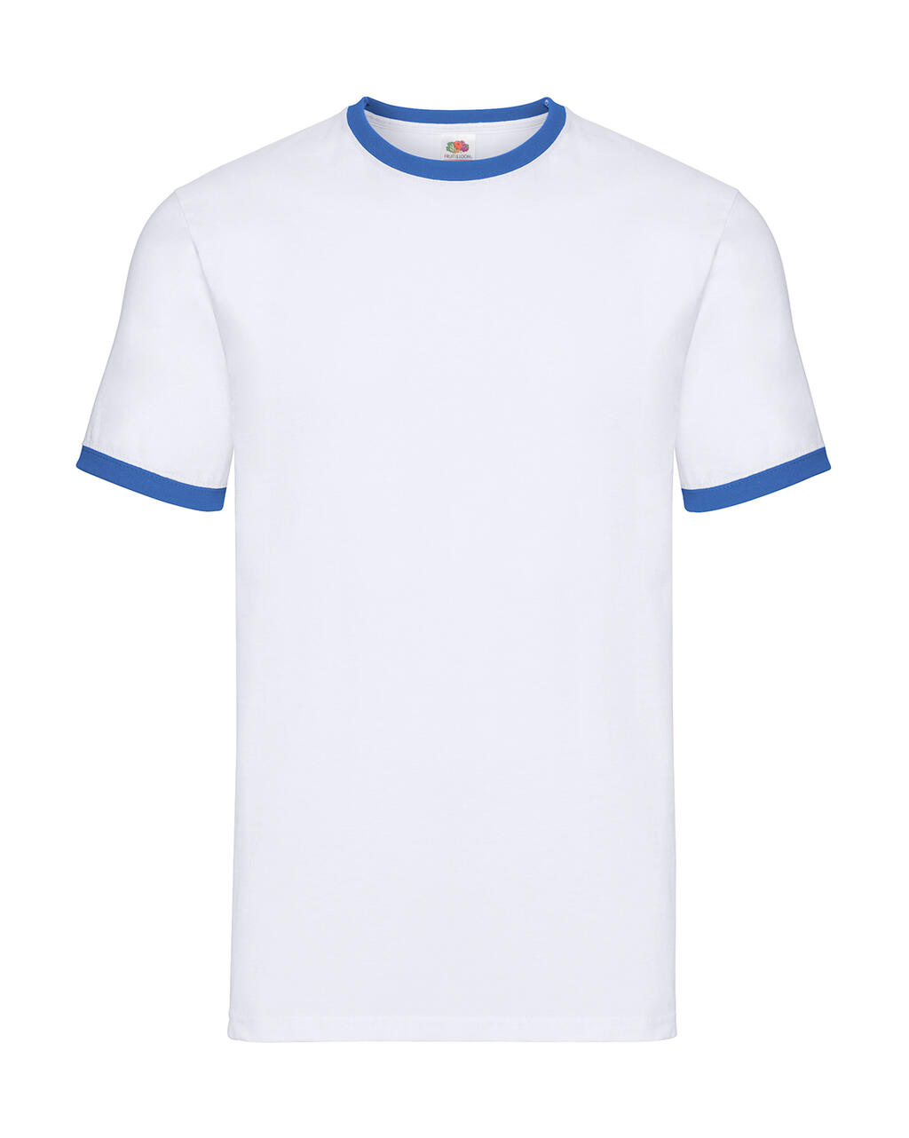 Ringer Tee - AW - White/Royal