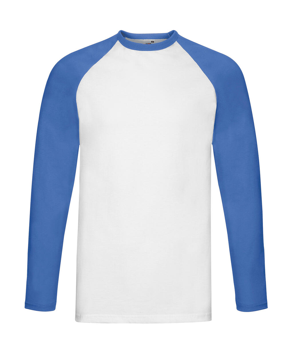 Long Sleeve Baseball T - White/Royal