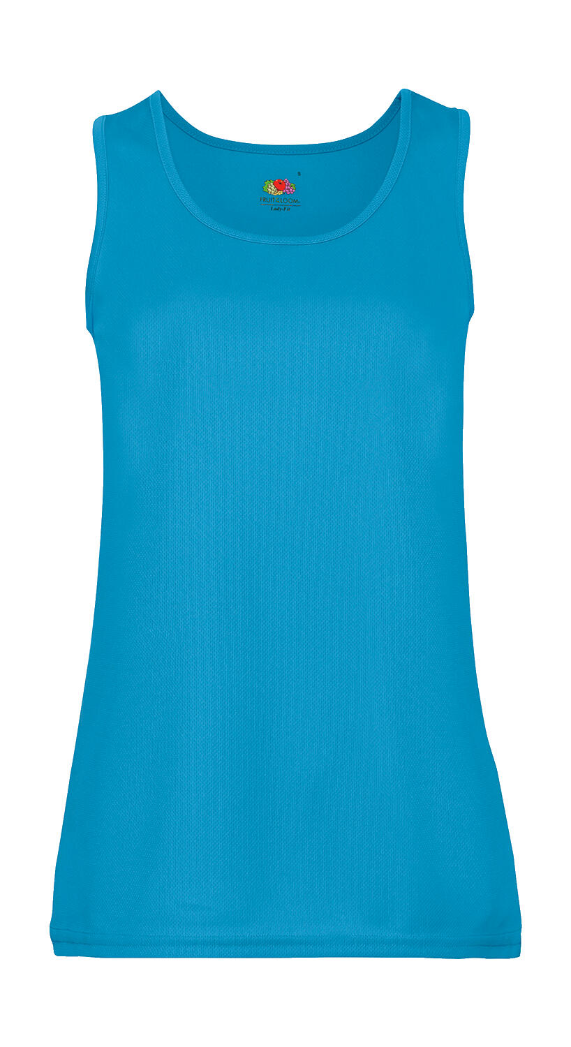 Ladies Performance Vest - Azure Blue
