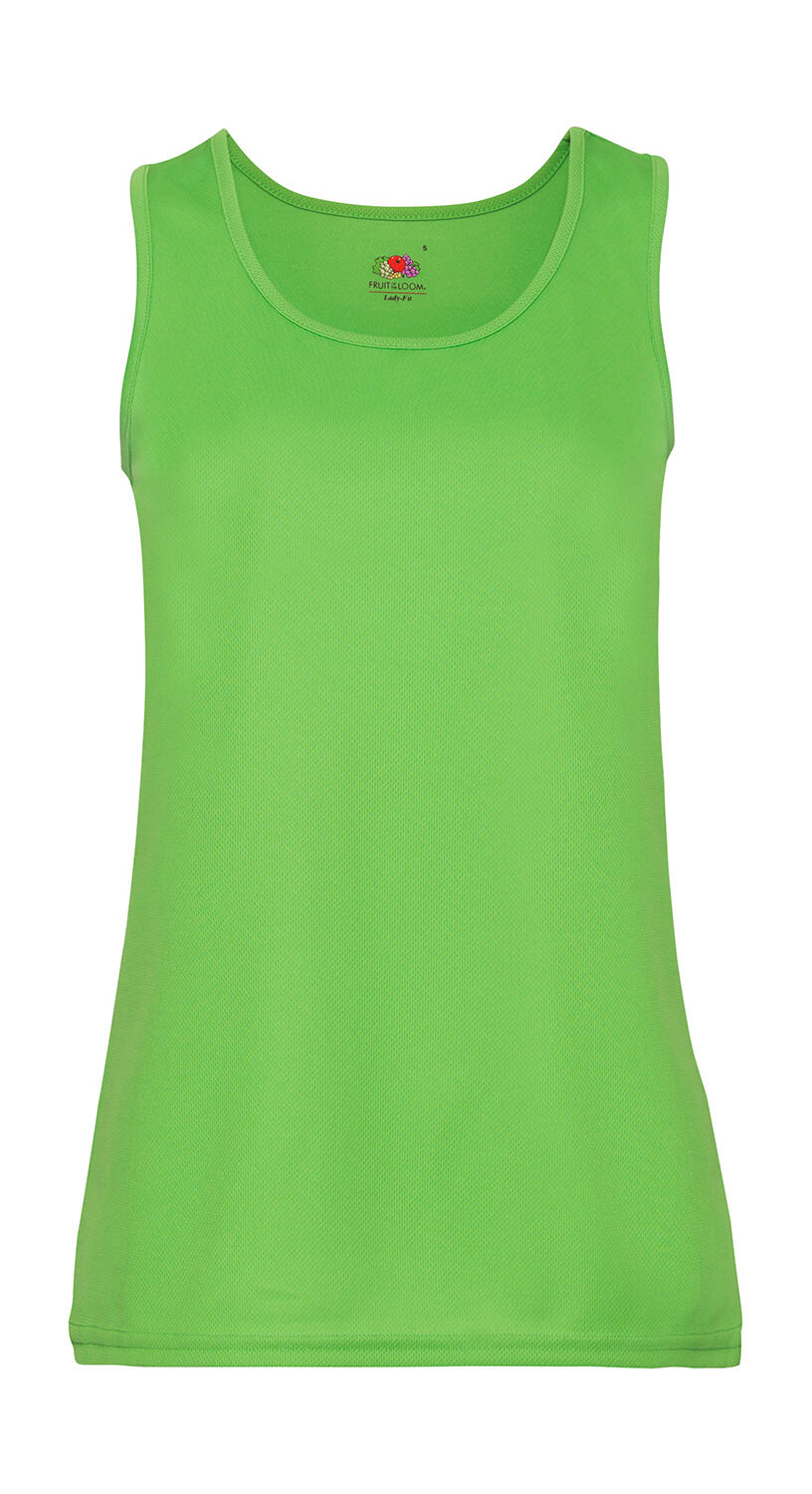 Ladies Performance Vest - LM - Lime Green