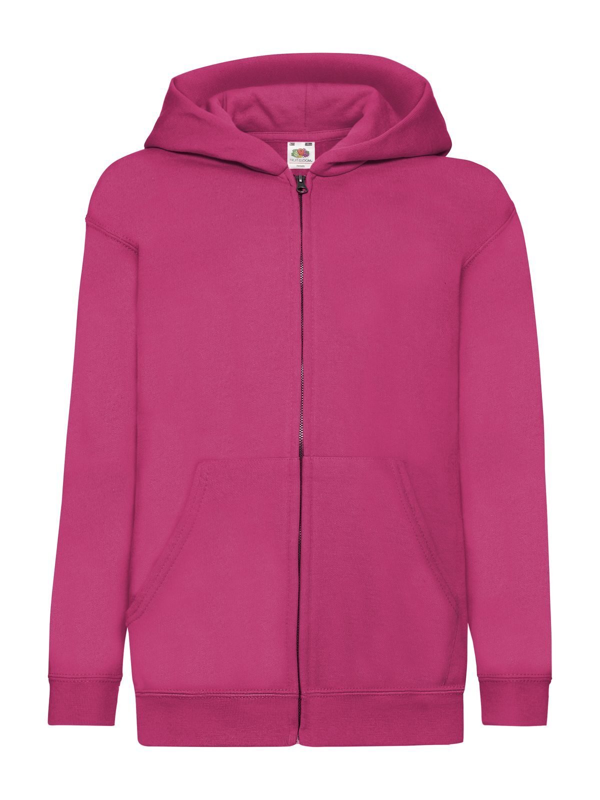 Kids´ Classic Hooded Sweat Jacket - Fuchsia