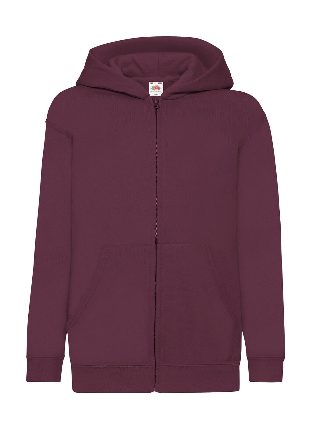 Kids´ Classic Hooded Sweat Jacket - 41 - Bordeaux