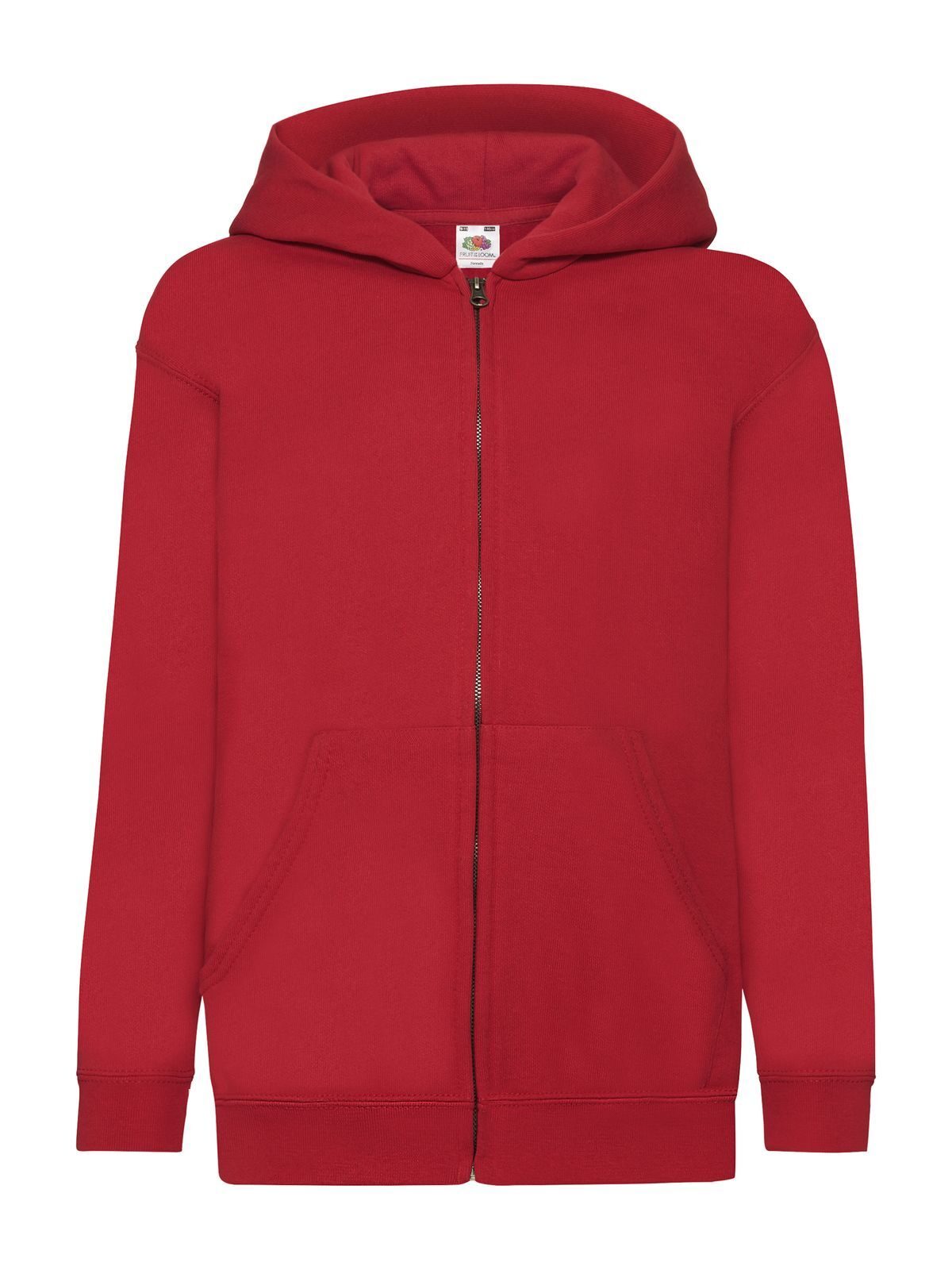 Kids´ Classic Hooded Sweat Jacket - 40 - Rosso