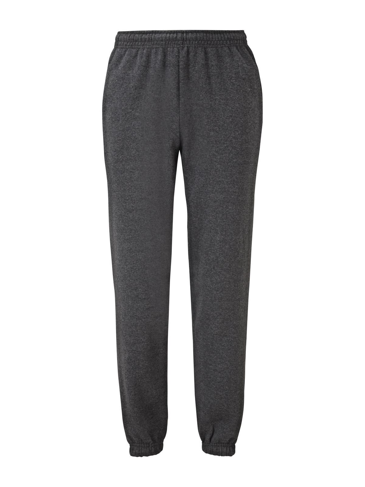 Classic Elasticated Cuff Jog Pants - HD - Grigio Melange Scuro