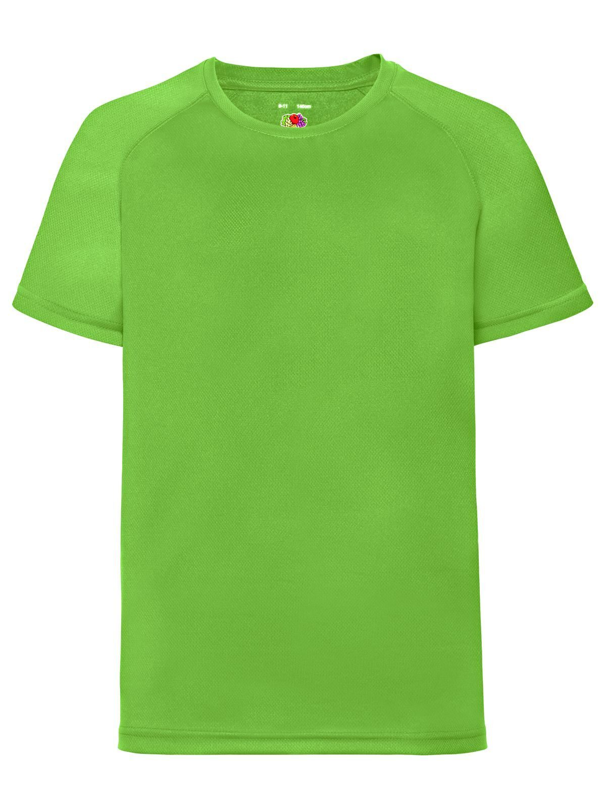 Kids Performance T - Lime Green