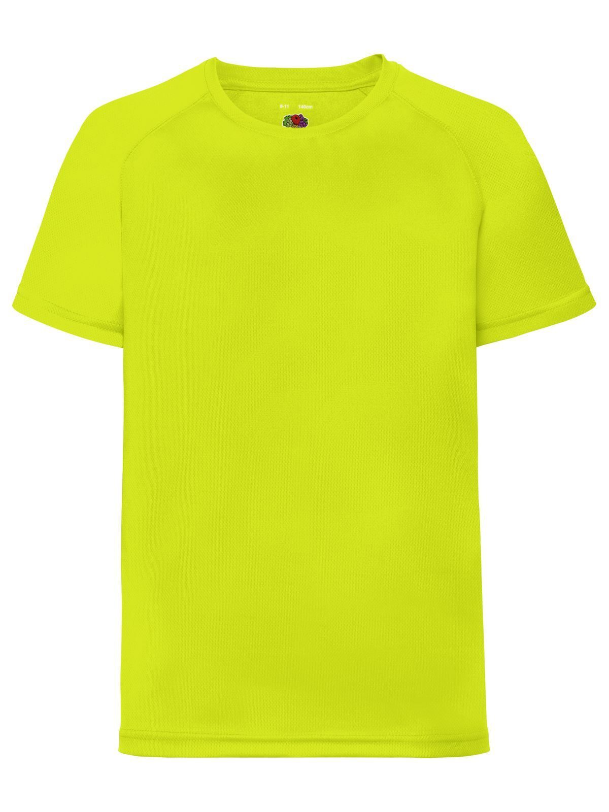 Kids Performance T - Bright Yellow