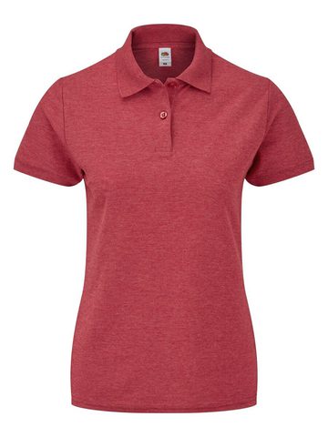 Lady Fit 65/35 Polo - VH - Vintage Heather Red